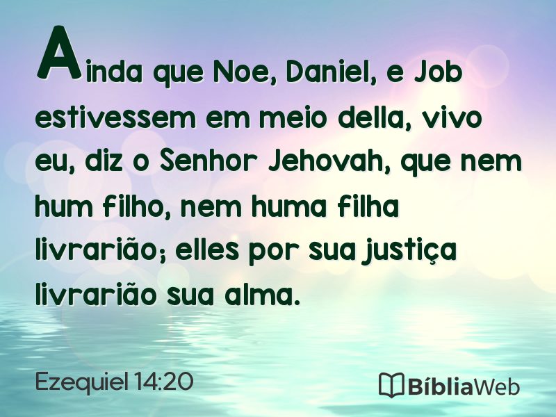 Ezequiel 14:20 em imagem para compartilhar