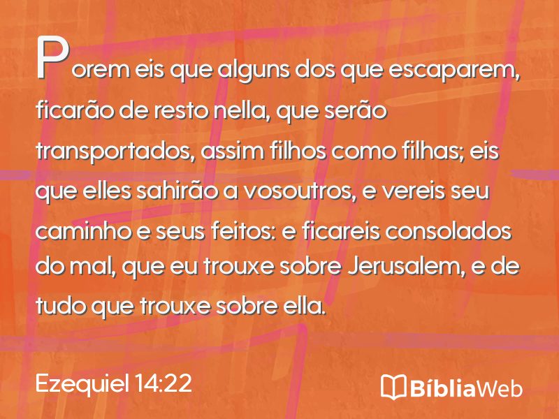 Ezequiel 14:22 em imagem para compartilhar