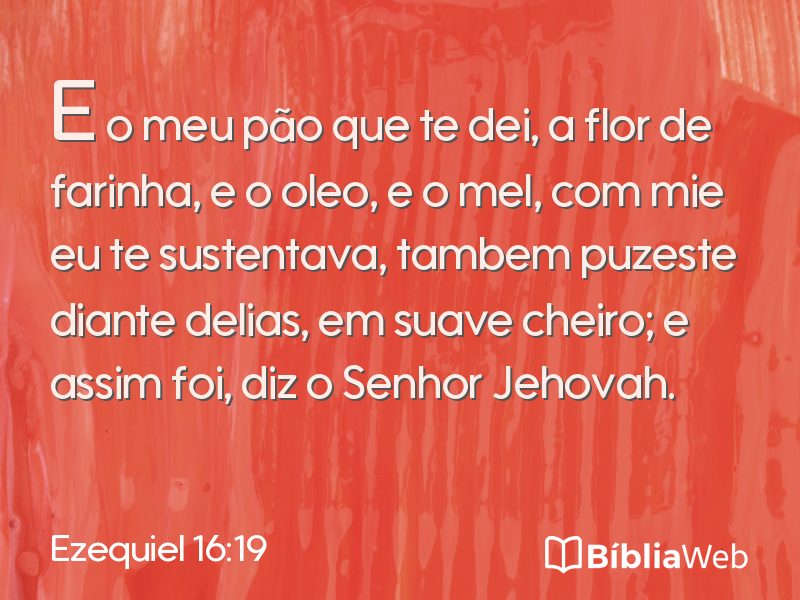 Ezequiel 16:19 em imagem para compartilhar