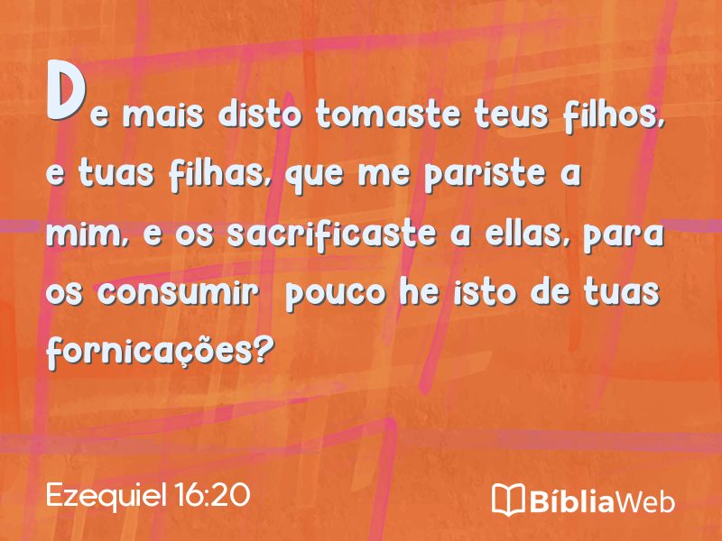 Ezequiel 16:20 em imagem para compartilhar
