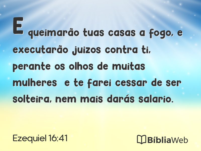 Ezequiel 16:41 em imagem para compartilhar