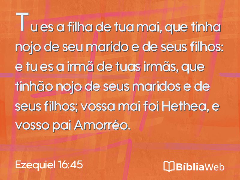 Ezequiel 16:45 em imagem para compartilhar