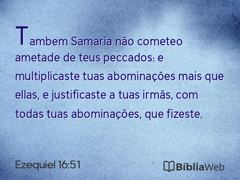 Ezequiel 16:51 em imagem para compartilhar