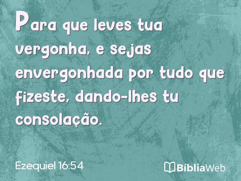 Ezequiel 16:54 em imagem para compartilhar