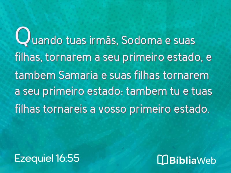 Ezequiel 16:55 em imagem para compartilhar