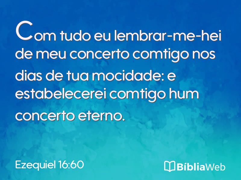 Ezequiel 16:60 em imagem para compartilhar