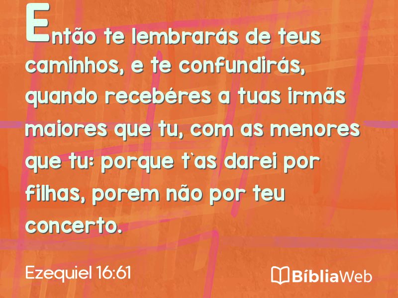 Ezequiel 16:61 em imagem para compartilhar