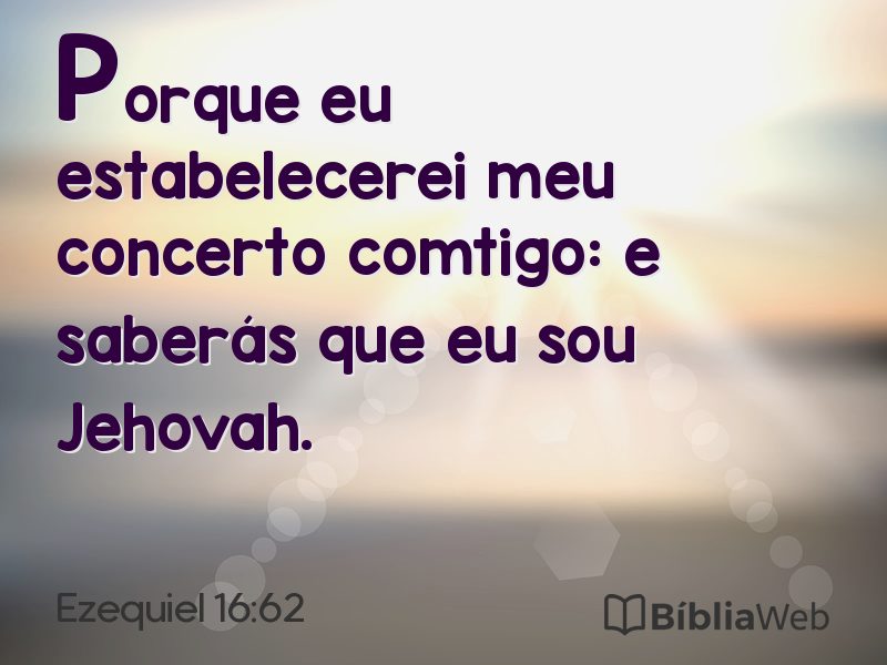Ezequiel 16:62 em imagem para compartilhar