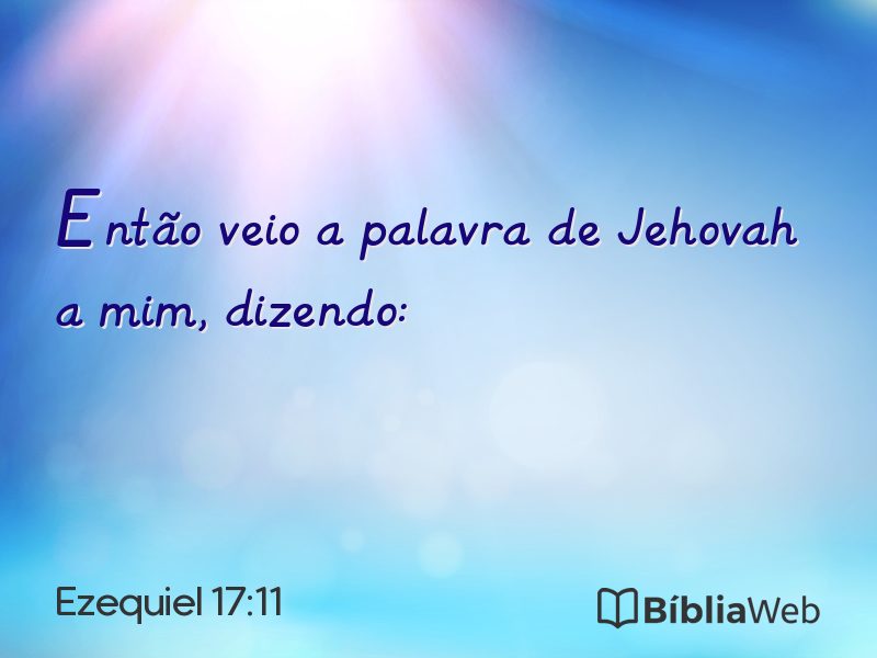 Ezequiel 17:11 em imagem para compartilhar