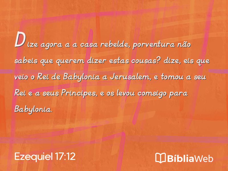 Ezequiel 17:12 em imagem para compartilhar