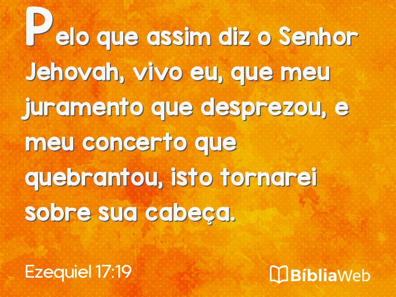 Ezequiel 17:19 em imagem para compartilhar