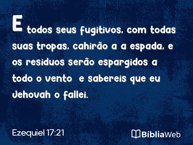 Ezequiel 17:21 em imagem para compartilhar