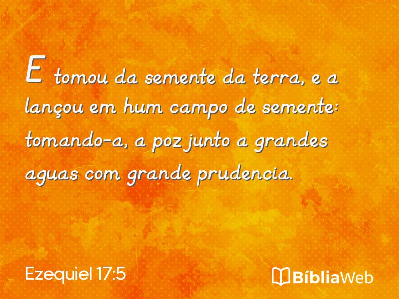 Ezequiel 17:5 em imagem para compartilhar