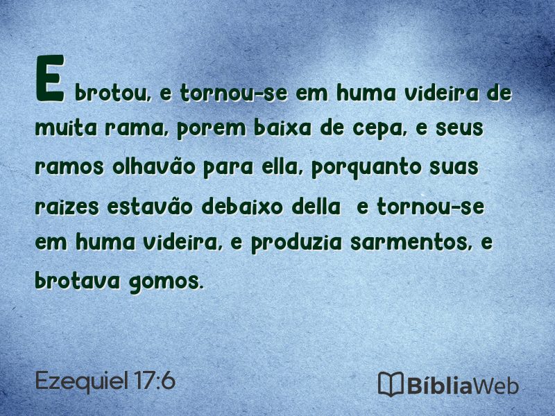 Ezequiel 17:6 em imagem para compartilhar