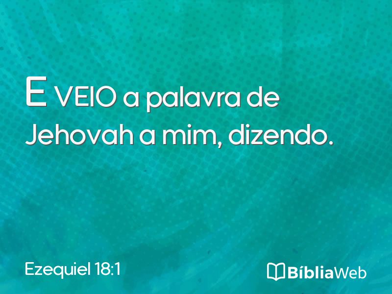 Ezequiel 18:1 em imagem para compartilhar