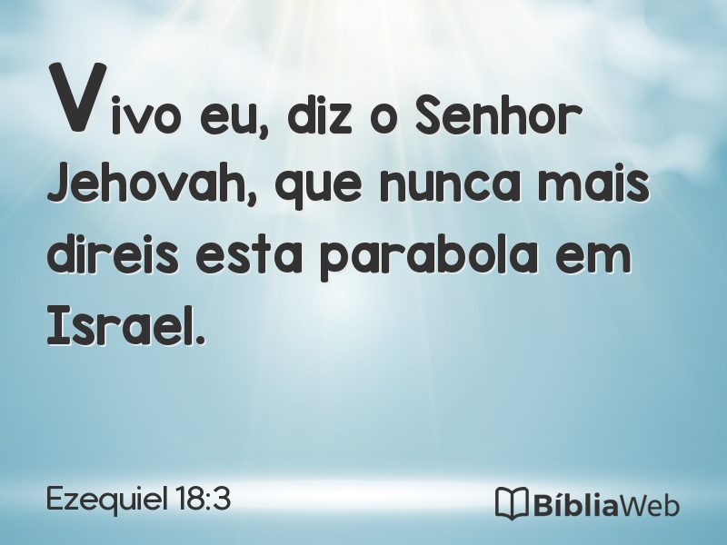 Ezequiel 18:3 em imagem para compartilhar