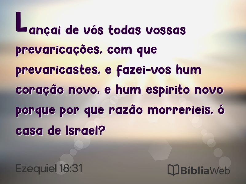 Ezequiel 18:31 em imagem para compartilhar