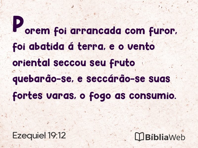 Ezequiel 19:12 em imagem para compartilhar