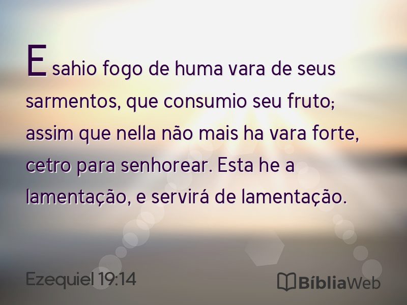 Ezequiel 19:14 em imagem para compartilhar