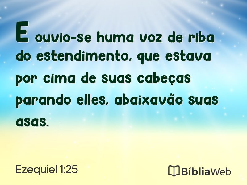 Ezequiel 1:25 em imagem para compartilhar