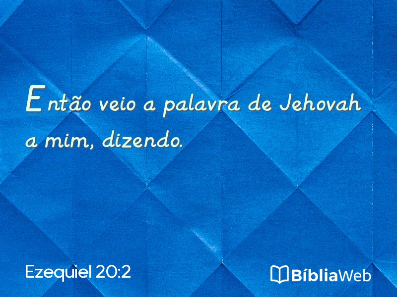 Ezequiel 20:2 em imagem para compartilhar