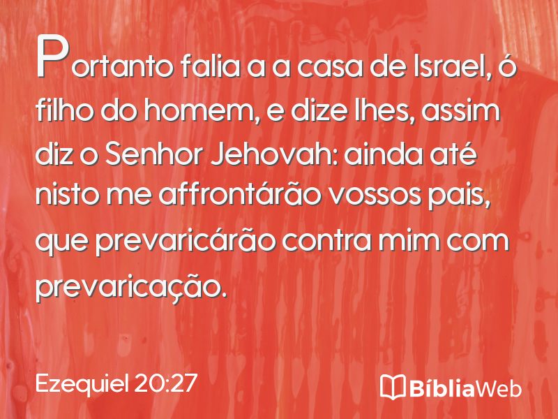 Ezequiel 20:27 em imagem para compartilhar