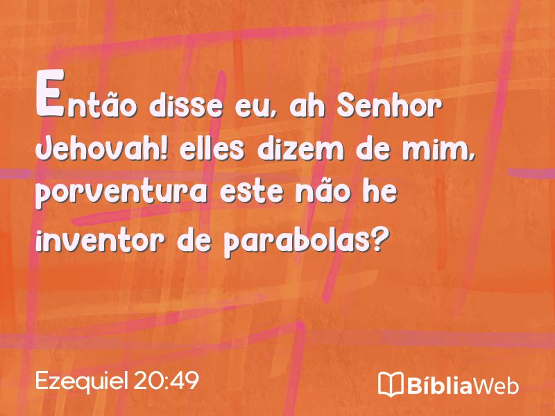 Ezequiel 20:49 em imagem para compartilhar