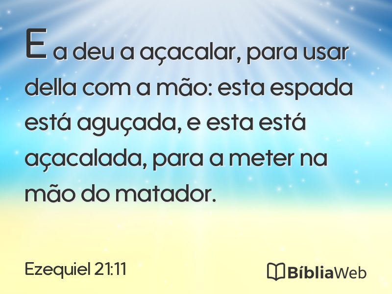 Ezequiel 21:11 em imagem para compartilhar