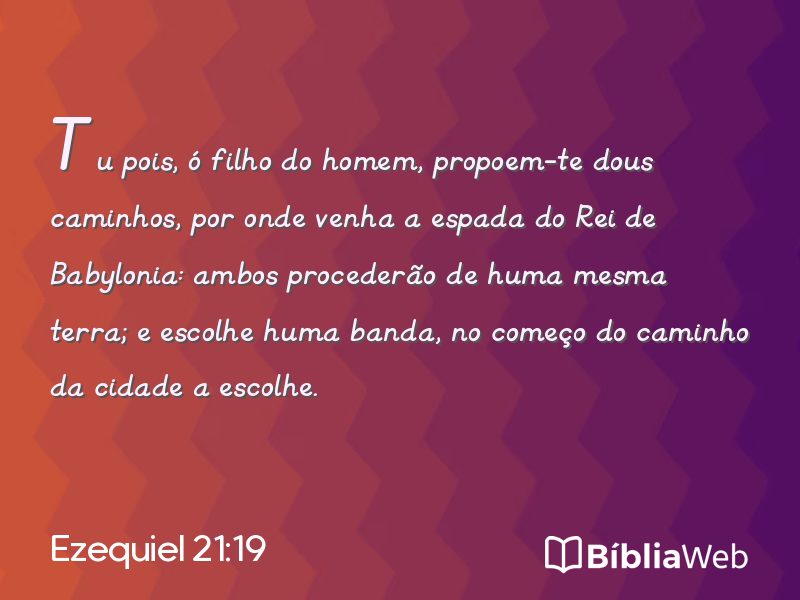 Ezequiel 21:19 em imagem para compartilhar