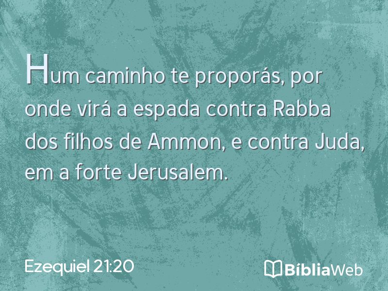 Ezequiel 21:20 em imagem para compartilhar
