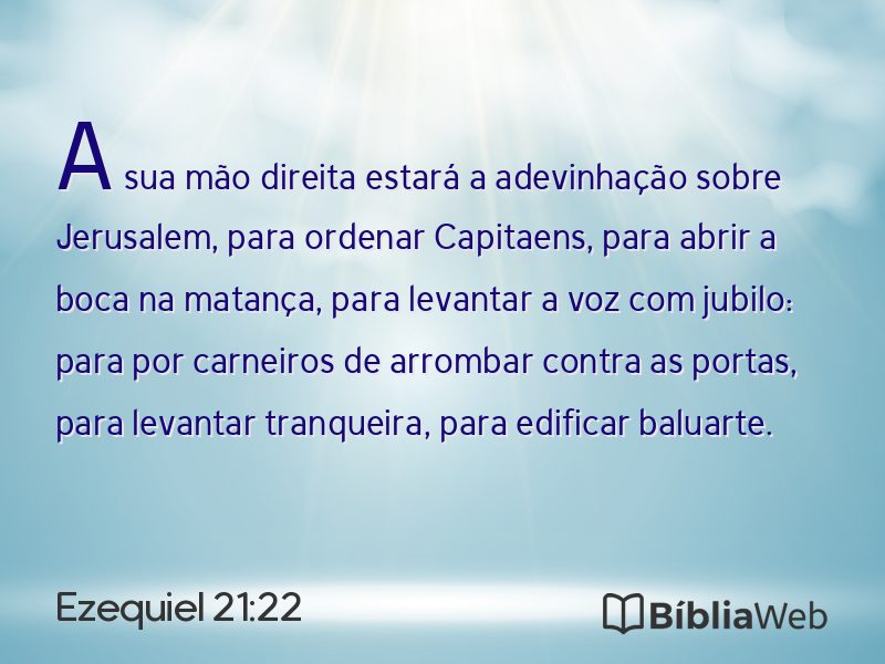 Ezequiel 21:22 em imagem para compartilhar