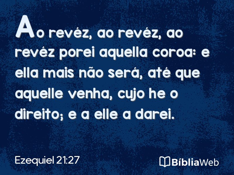 Ezequiel 21:27 em imagem para compartilhar
