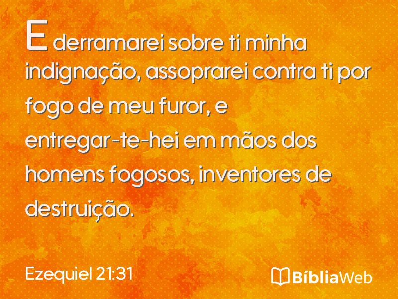 Ezequiel 21:31 em imagem para compartilhar