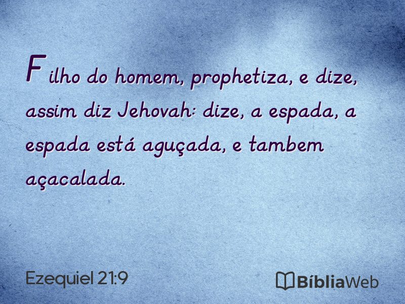 Ezequiel 21:9 em imagem para compartilhar