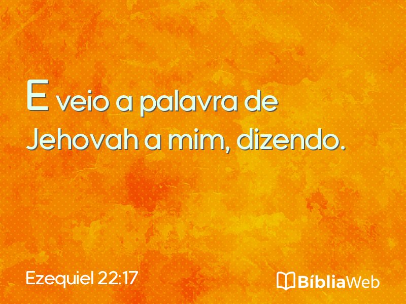 Ezequiel 22:17 em imagem para compartilhar