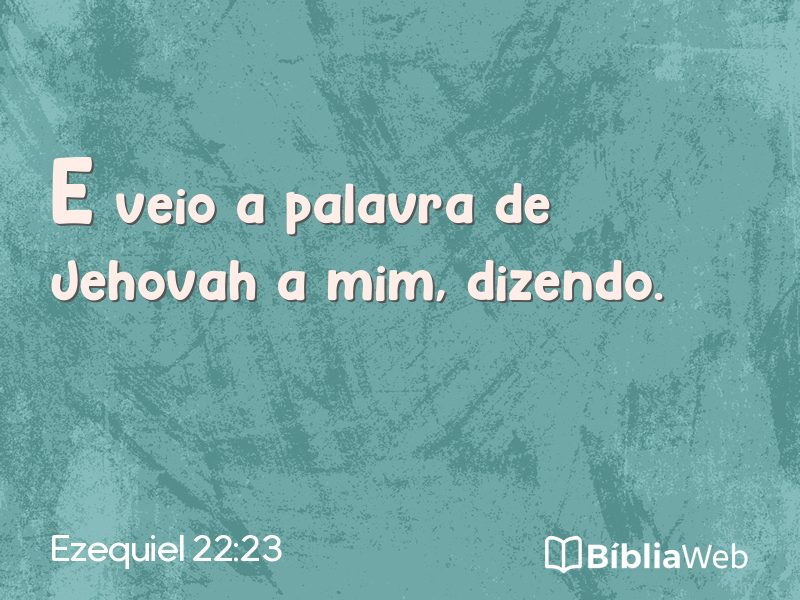 Ezequiel 22:23 em imagem para compartilhar