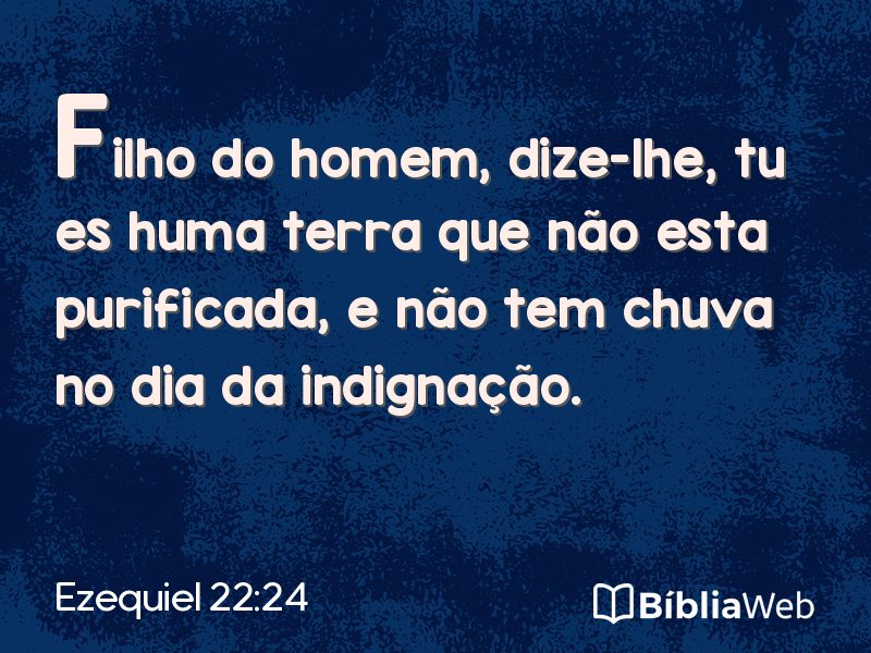 Ezequiel 22:24 em imagem para compartilhar