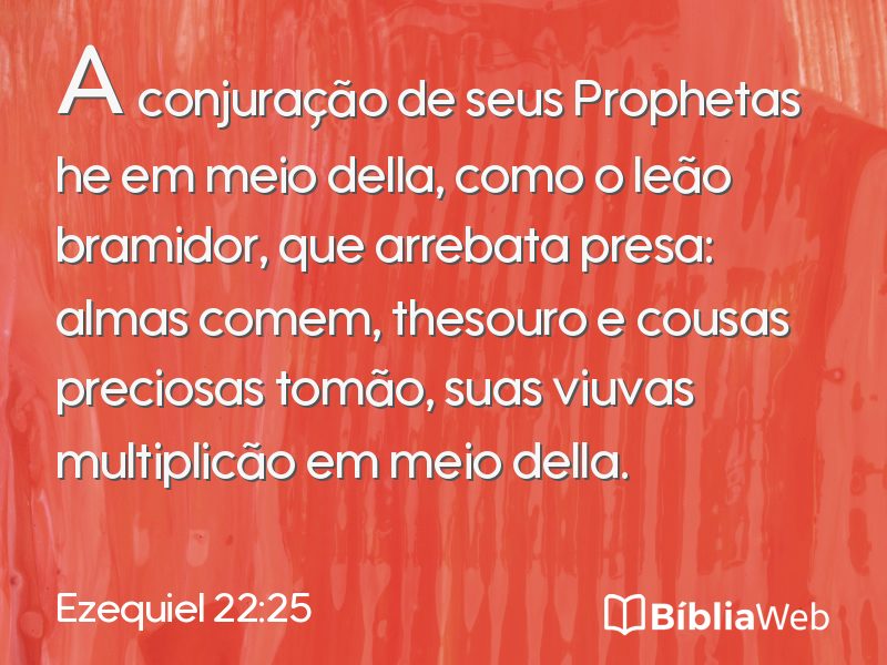 Ezequiel 22:25 em imagem para compartilhar
