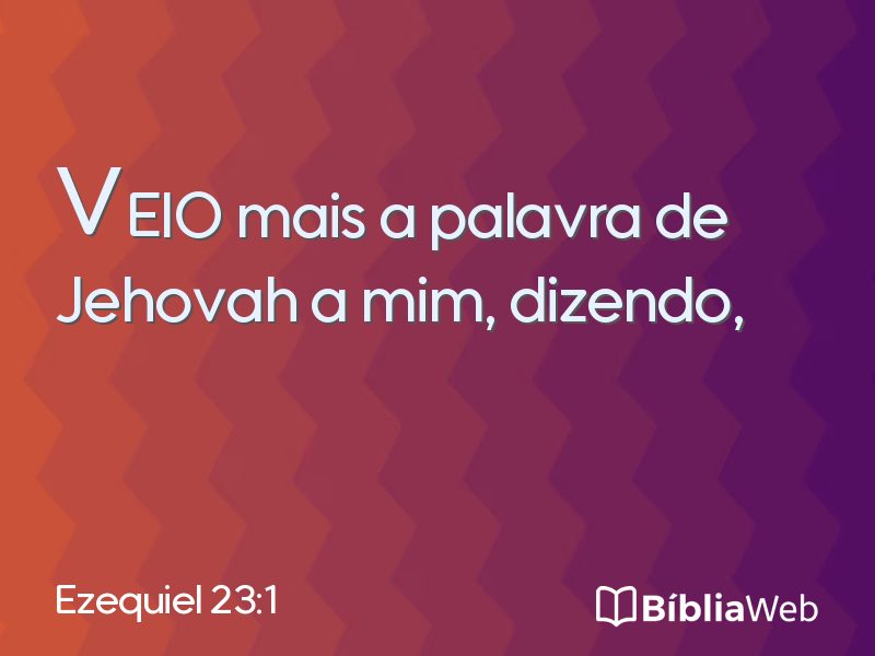 Ezequiel 23:1 em imagem para compartilhar