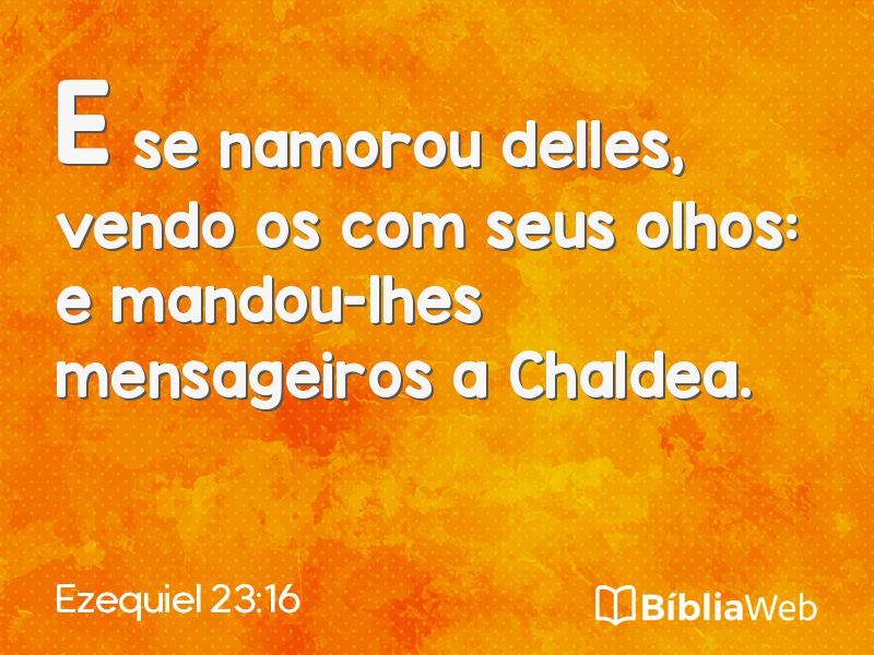 Ezequiel 23:16 em imagem para compartilhar