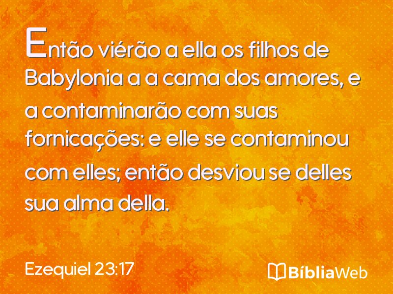 Ezequiel 23:17 em imagem para compartilhar