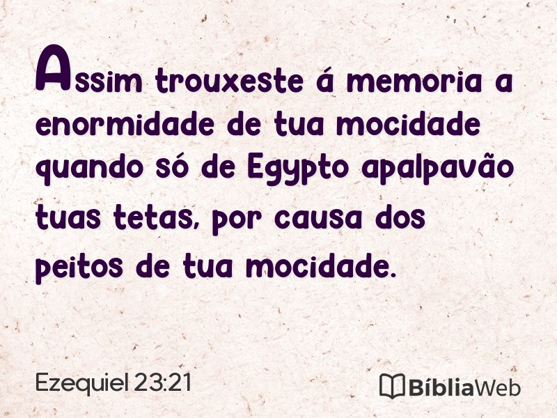 Ezequiel 23:21 em imagem para compartilhar