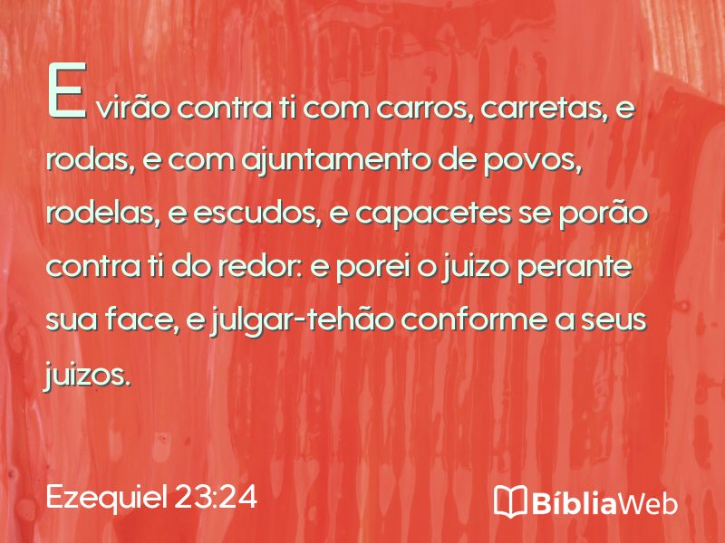 Ezequiel 23:24 em imagem para compartilhar