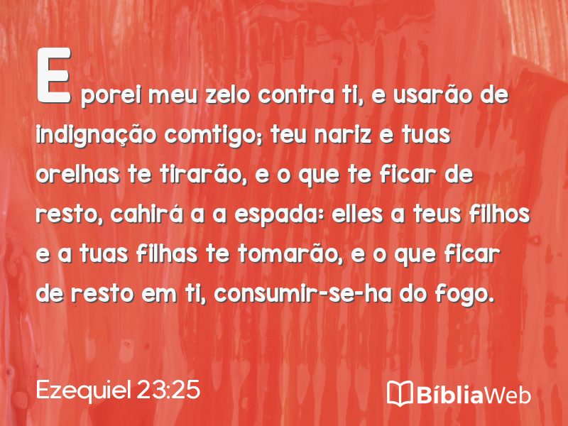 Ezequiel 23:25 em imagem para compartilhar