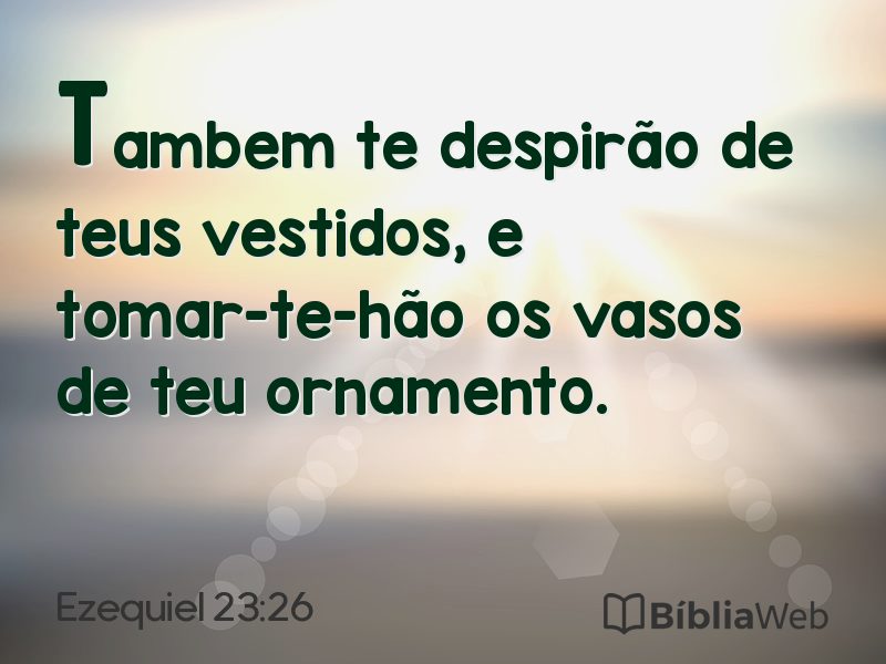 Ezequiel 23:26 em imagem para compartilhar