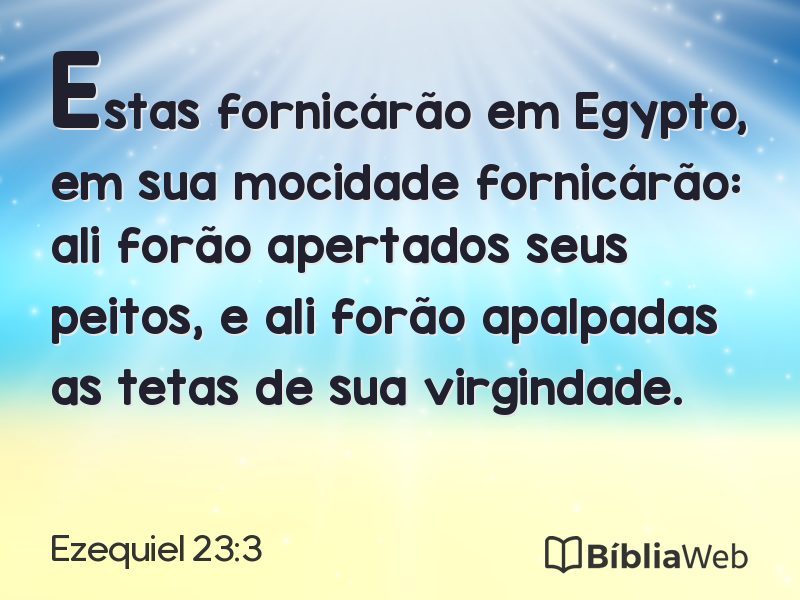 Ezequiel 23:3 em imagem para compartilhar