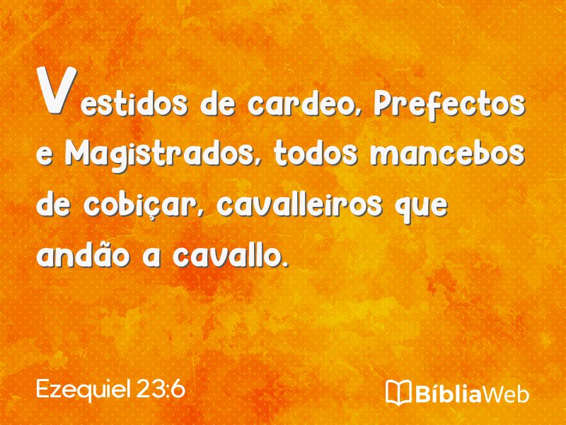Ezequiel 23:6 em imagem para compartilhar