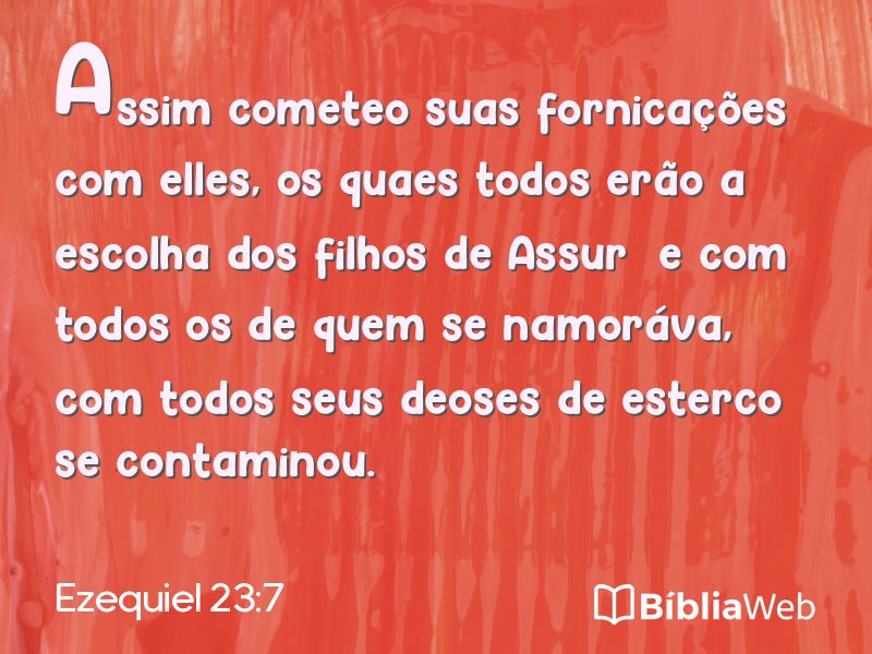 Ezequiel 23:7 em imagem para compartilhar