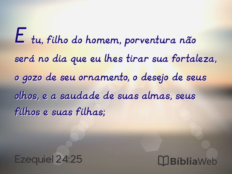 Ezequiel 24:25 em imagem para compartilhar