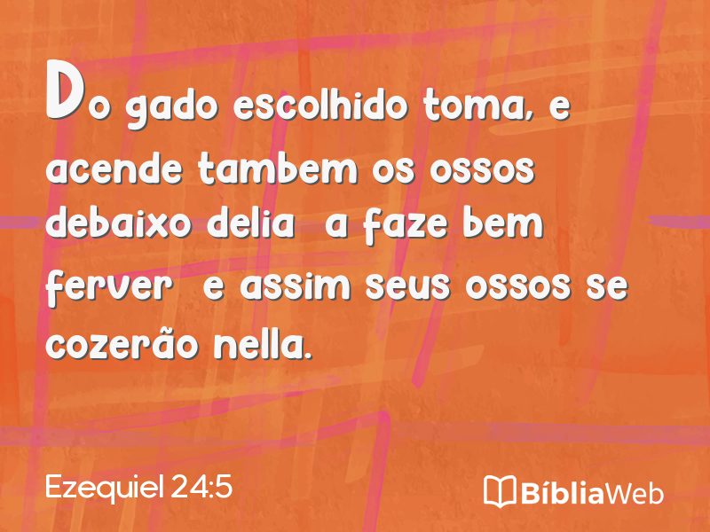 Ezequiel 24:5 em imagem para compartilhar